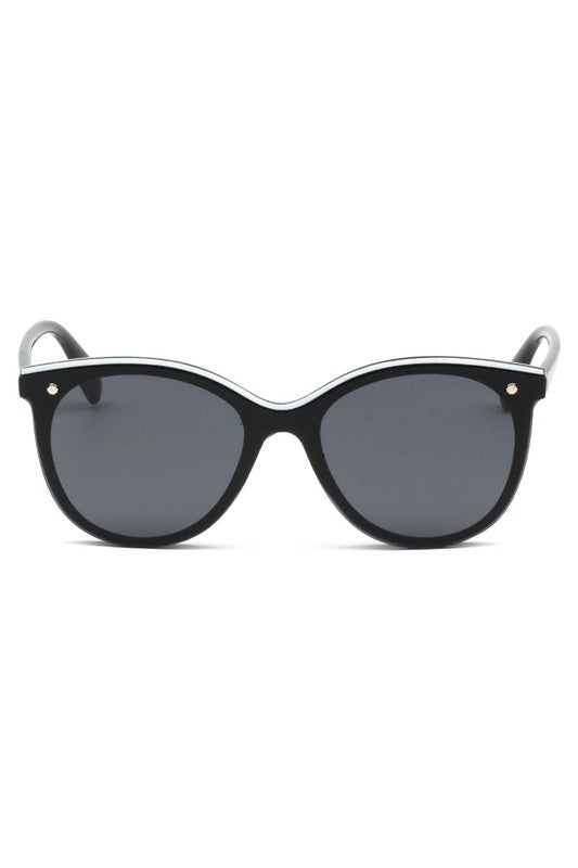 Classic Round Mirrored Fashion Sunglasses