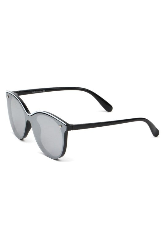 Classic Round Mirrored Fashion Sunglasses