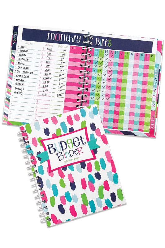 Budget Binder Financial Workbook Non-Dated 52-Week