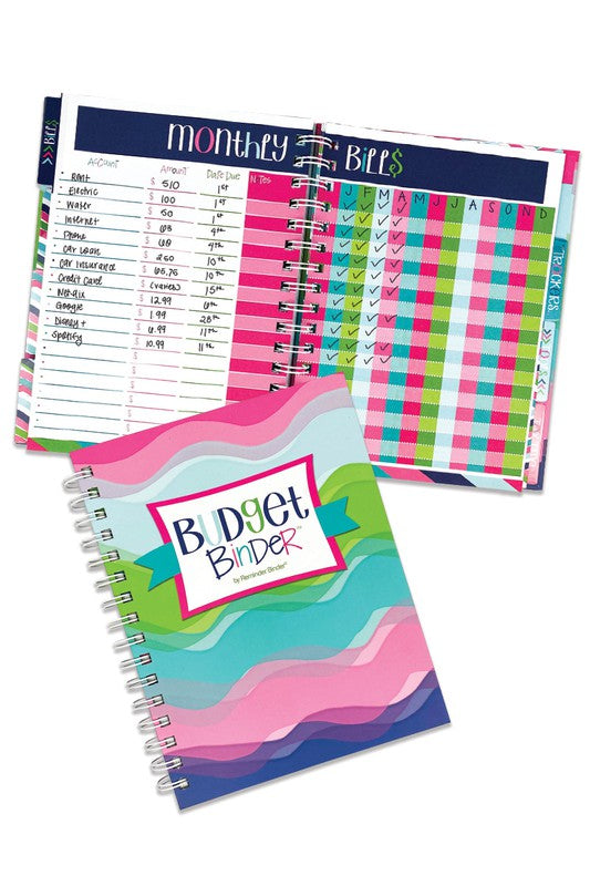 Budget Binder Financial Workbook Non-Dated 52-Week