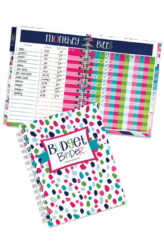 Budget Binder Financial Workbook Non-Dated 52-Week