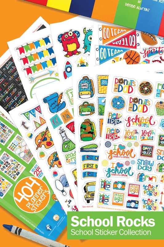 School Rocks Sticker Set 404-Count Assorted