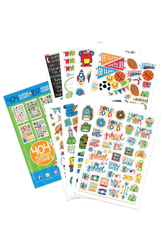 School Rocks Sticker Set 404-Count Assorted