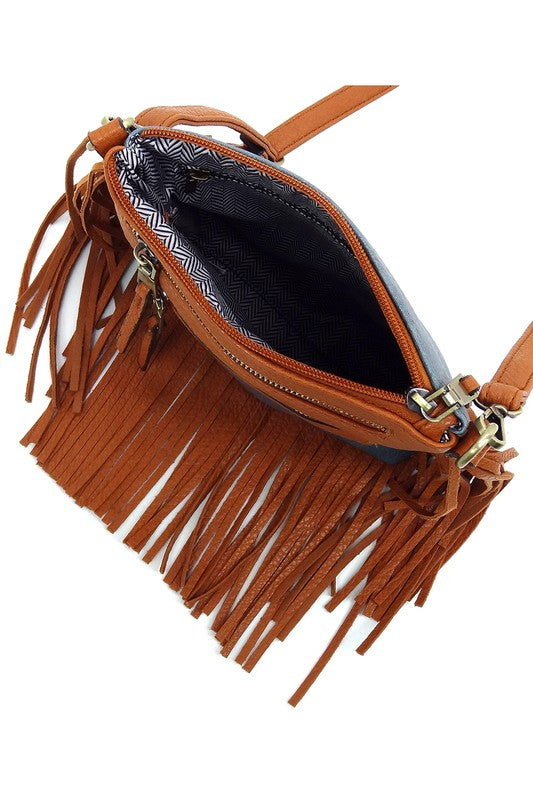 Western Fringe Crossbody Bag