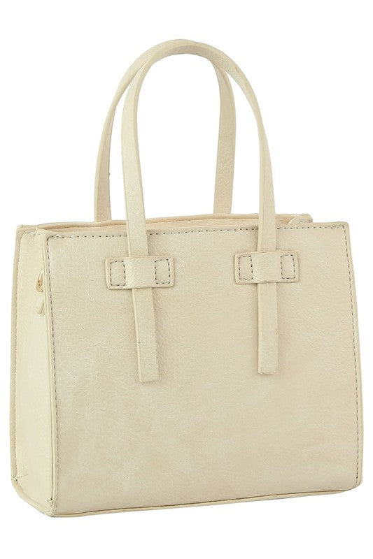 Fashion Boxy Satchel Crossbody Bag