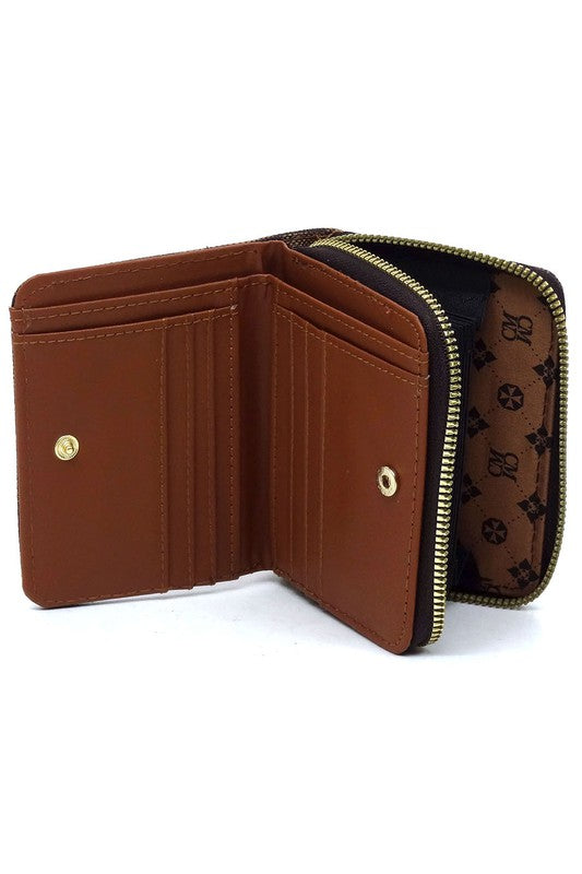 PM Monogram Accordion Bi-fold Wallet