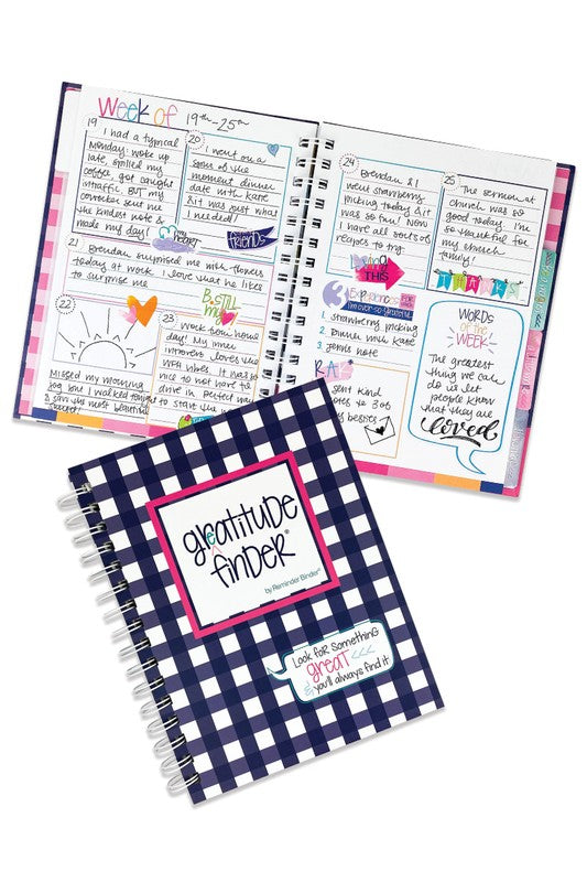 Gratitude Journal with Stickers Non-Dated 52-Week